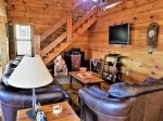 Blue Ridge cabin rentals- Living room